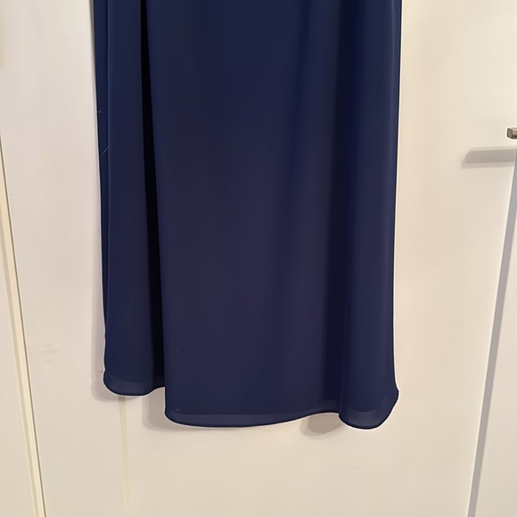 Navy Babaton Lingerie Dress - Picture 4 of 6